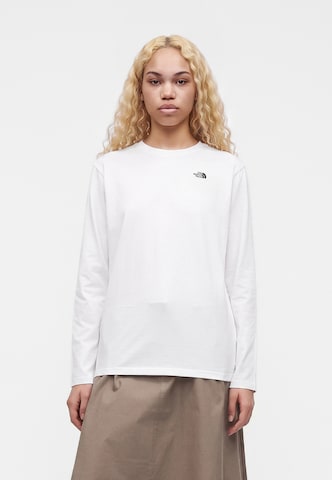 THE NORTH FACE Majica 'ESSENTIAL SIMPLE DOME' | bela barva: sprednja stran