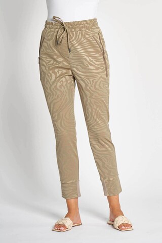Zhrill Tapered Hose in Beige: Vorderseite