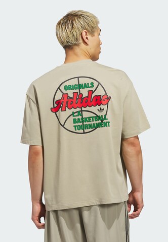ADIDAS ORIGINALS Shirt 'Tournament' in Beige: front