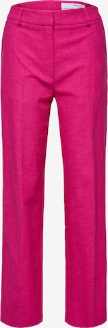 Regular Pantalon à plis 'POLINA' SELECTED FEMME en rose : devant