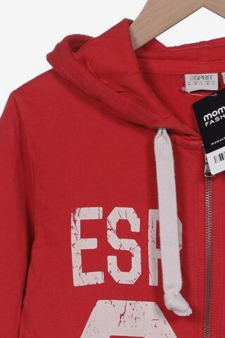 ESPRIT Sweatshirt & Zip-Up Hoodie in M in Red