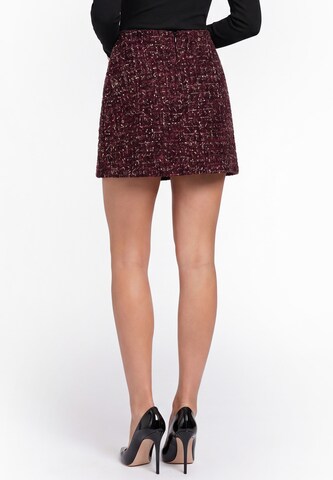 Jupe 'Festive' faina en rouge