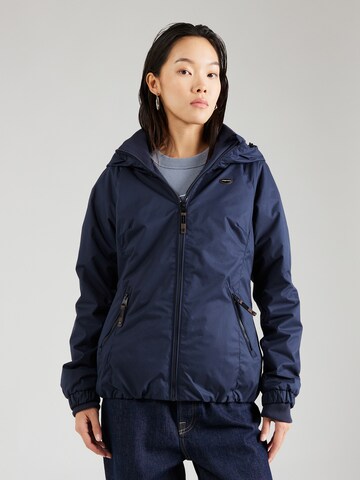 Ragwear Between-Season Jacket 'Dizzie' in Blue: front