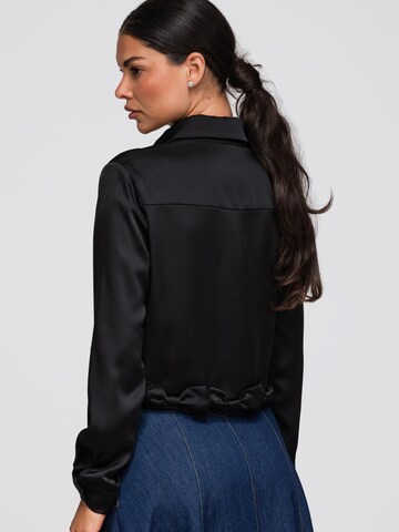 Camicia da donna di Ombre in nero