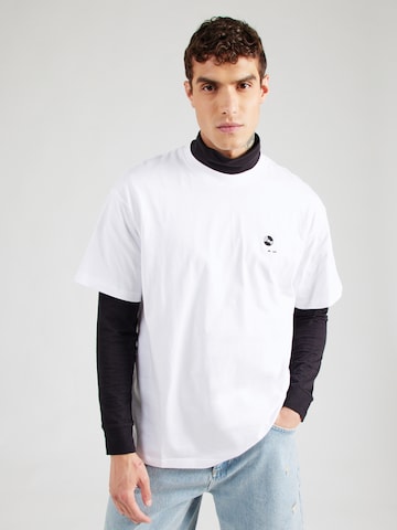T-Shirt 'Dance Tune' Iriedaily en blanc : devant