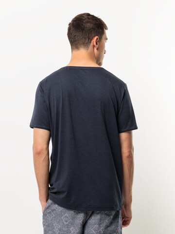 JACK WOLFSKIN Functioneel shirt 'TRAVEL' in Blauw