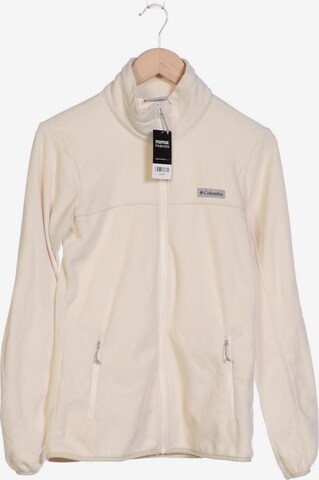 COLUMBIA Sweatshirt & Zip-Up Hoodie in M in White: front
