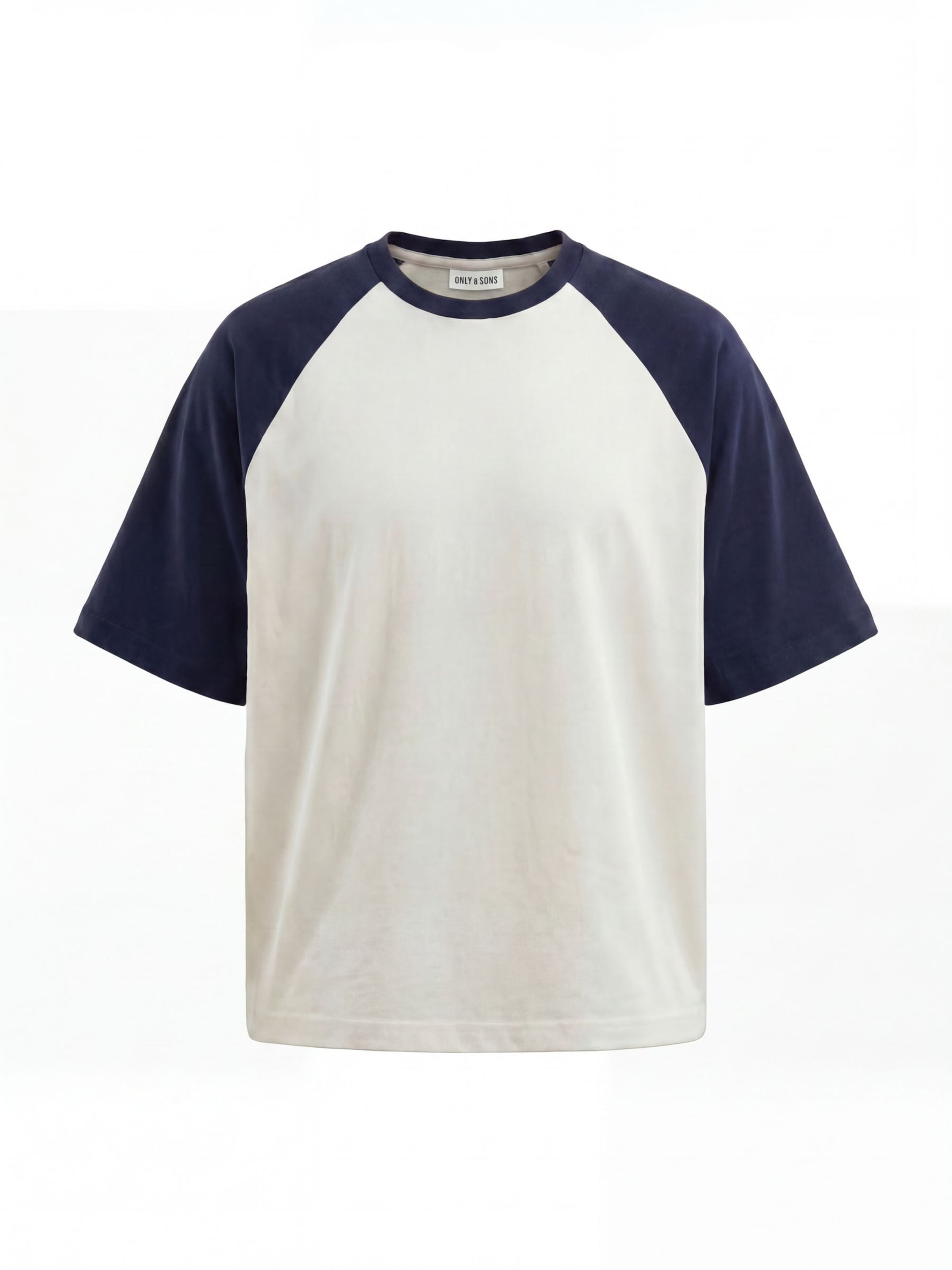 Only & Sons T-Shirt 'ONSHEATON' en XL en noir / blanc, Vue avec produit