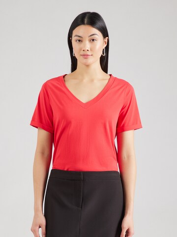 PIECES - Camiseta 'PCRIA' en rojo: frente