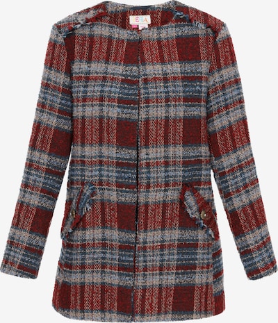 Švarkas iš IZIA, spalva – smėlio spalva / šviesiai mėlyna / margai raudona, Prekių apžvalga