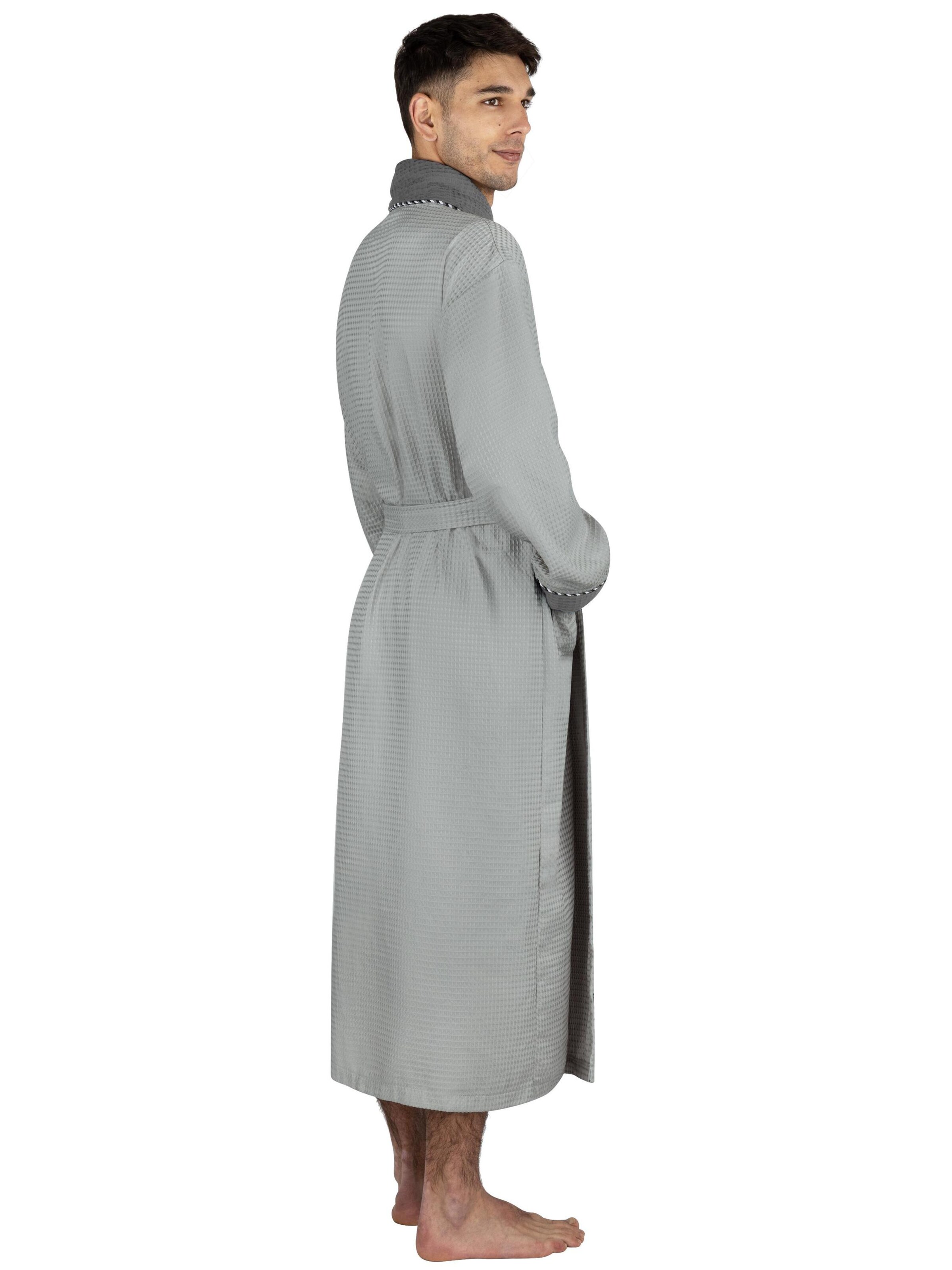 normani Badjas kort in Grijs