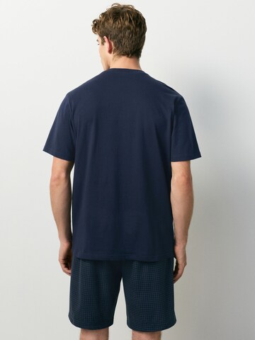 Next Пижама короткая 'Motion Flex' в Синий