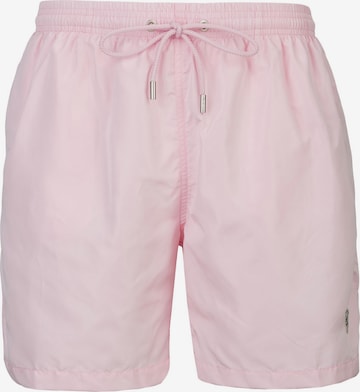 Shorts de bain 'Siro Basic' 19V69 ITALIA en rose : devant