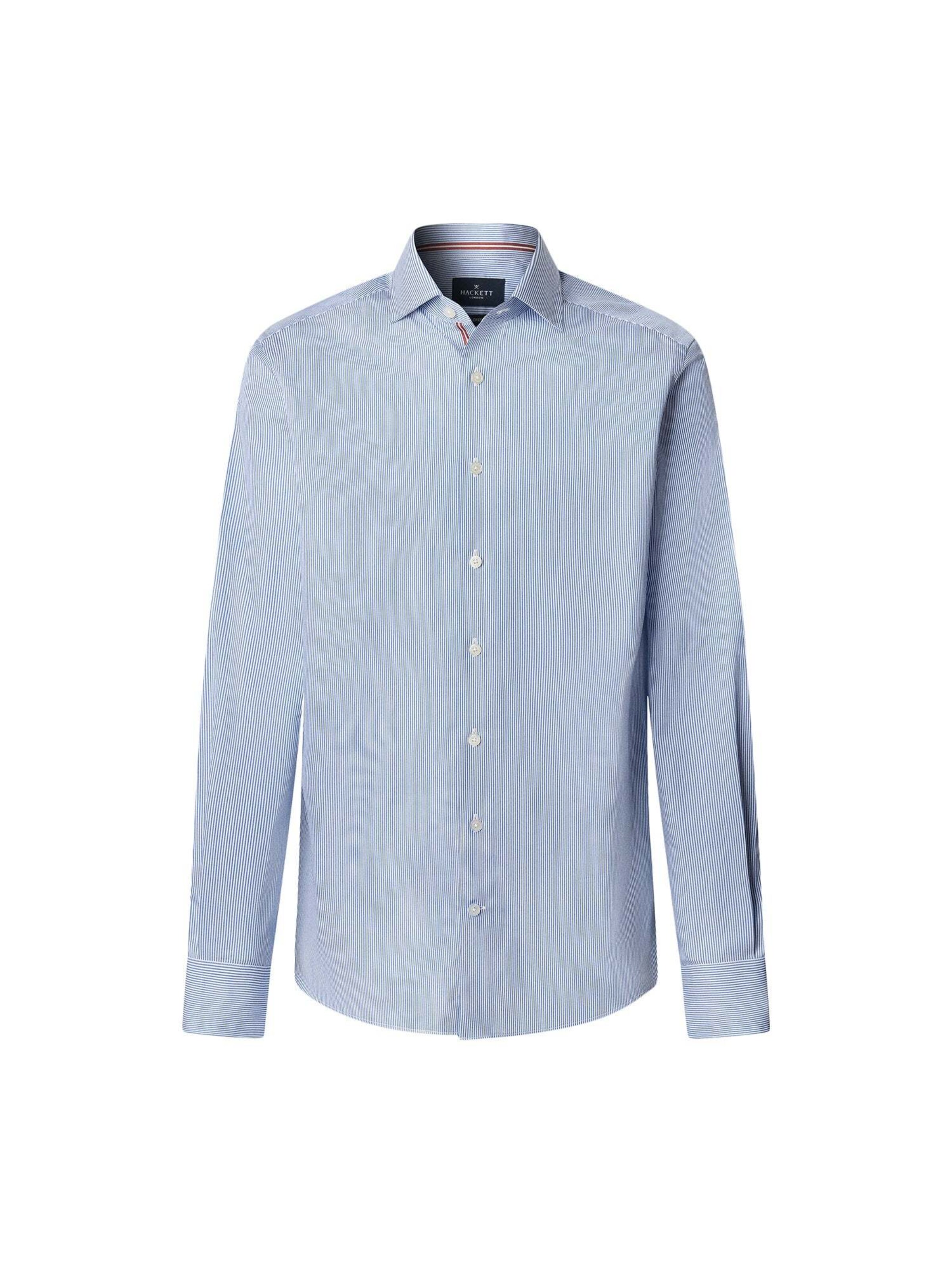 Hackett London Chemise 'Bengal' en bleu / blanc, Vue avec produit