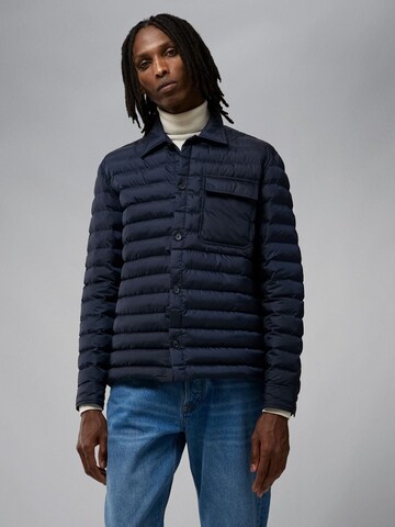 J.Lindeberg Weatherproof jacket 'Gorman' in Blue: front