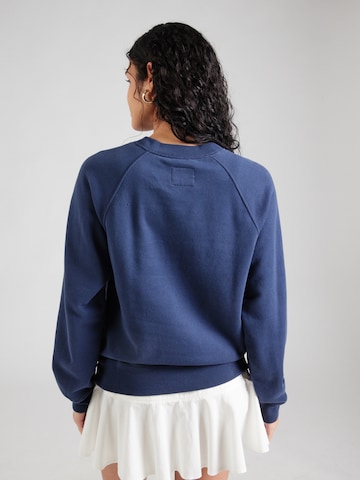 Abercrombie & Fitch Majica 'ESSENTIAL' | modra barva
