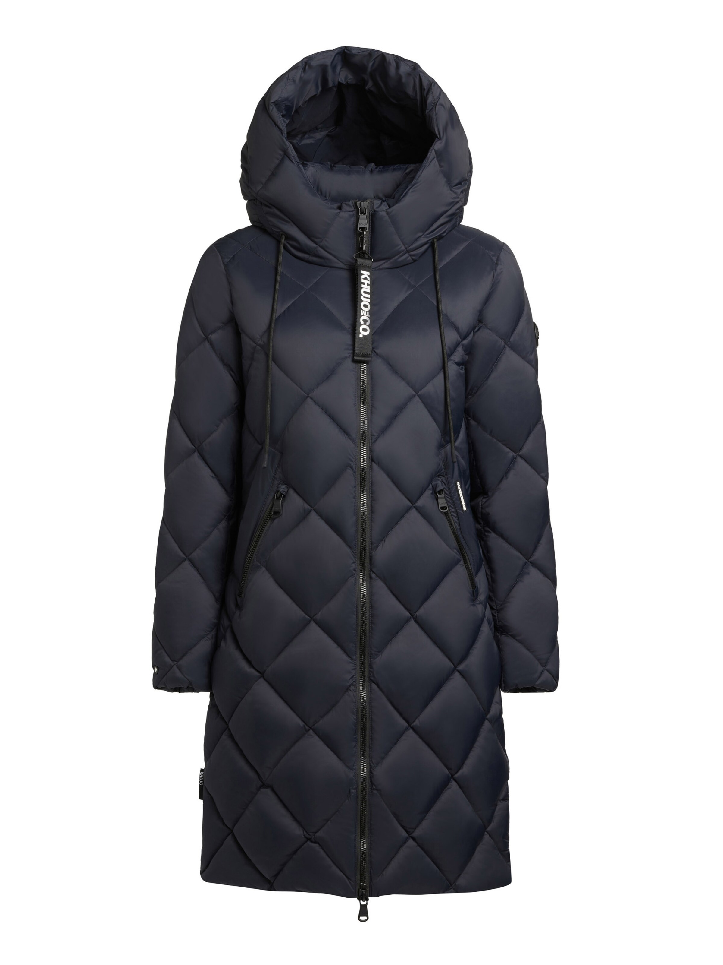 khujo Зимно палто 'Linda' в синьо: отпред