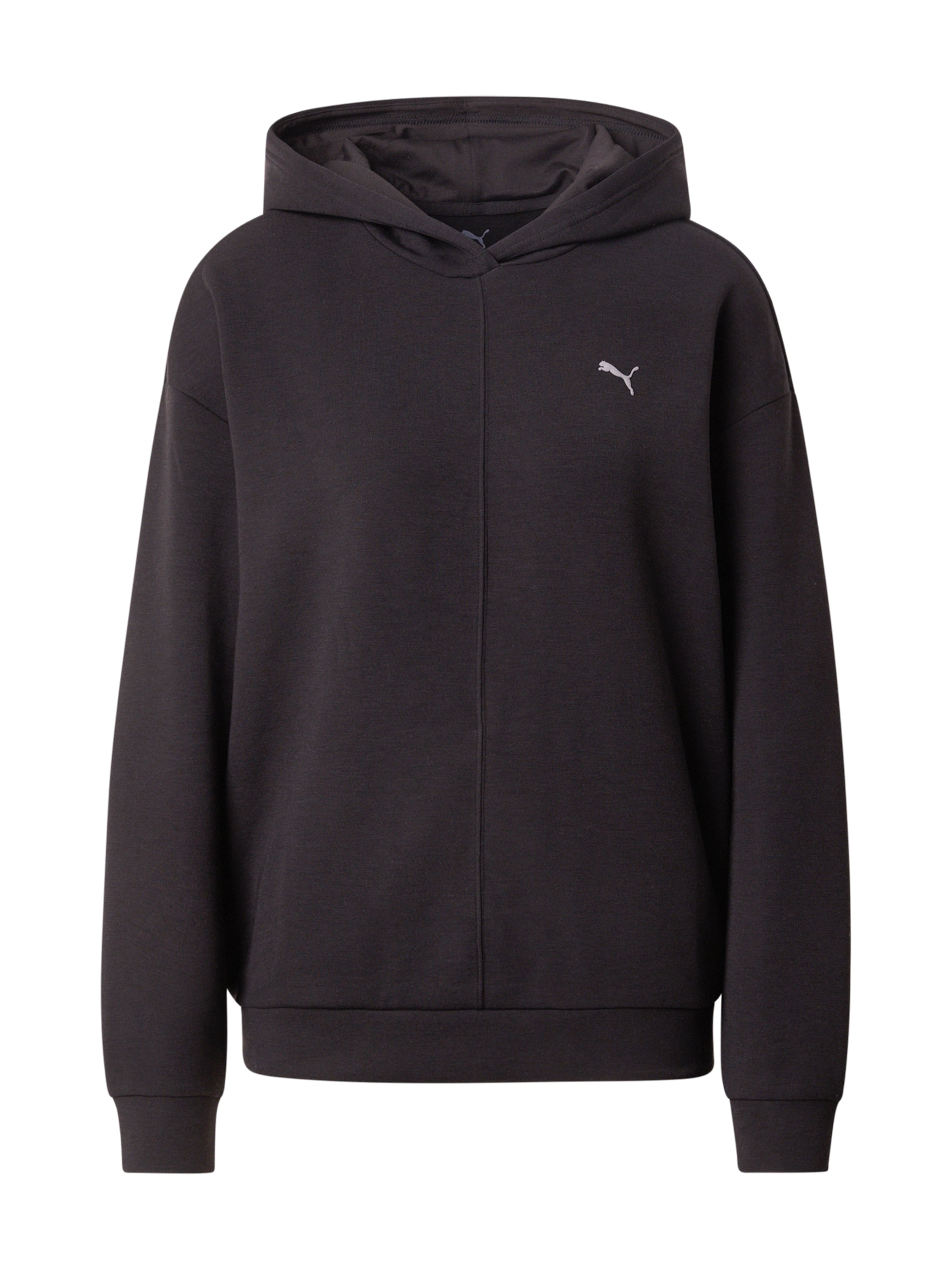 PUMA Sports sweatshirt 'Cloudspun' in Black: front