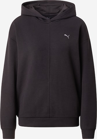 PUMA Spordidressipluusid 'Cloudspun', värv must: eest vaates