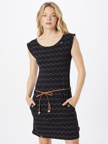 Rochie de vară de la Ragwear pe negru: față