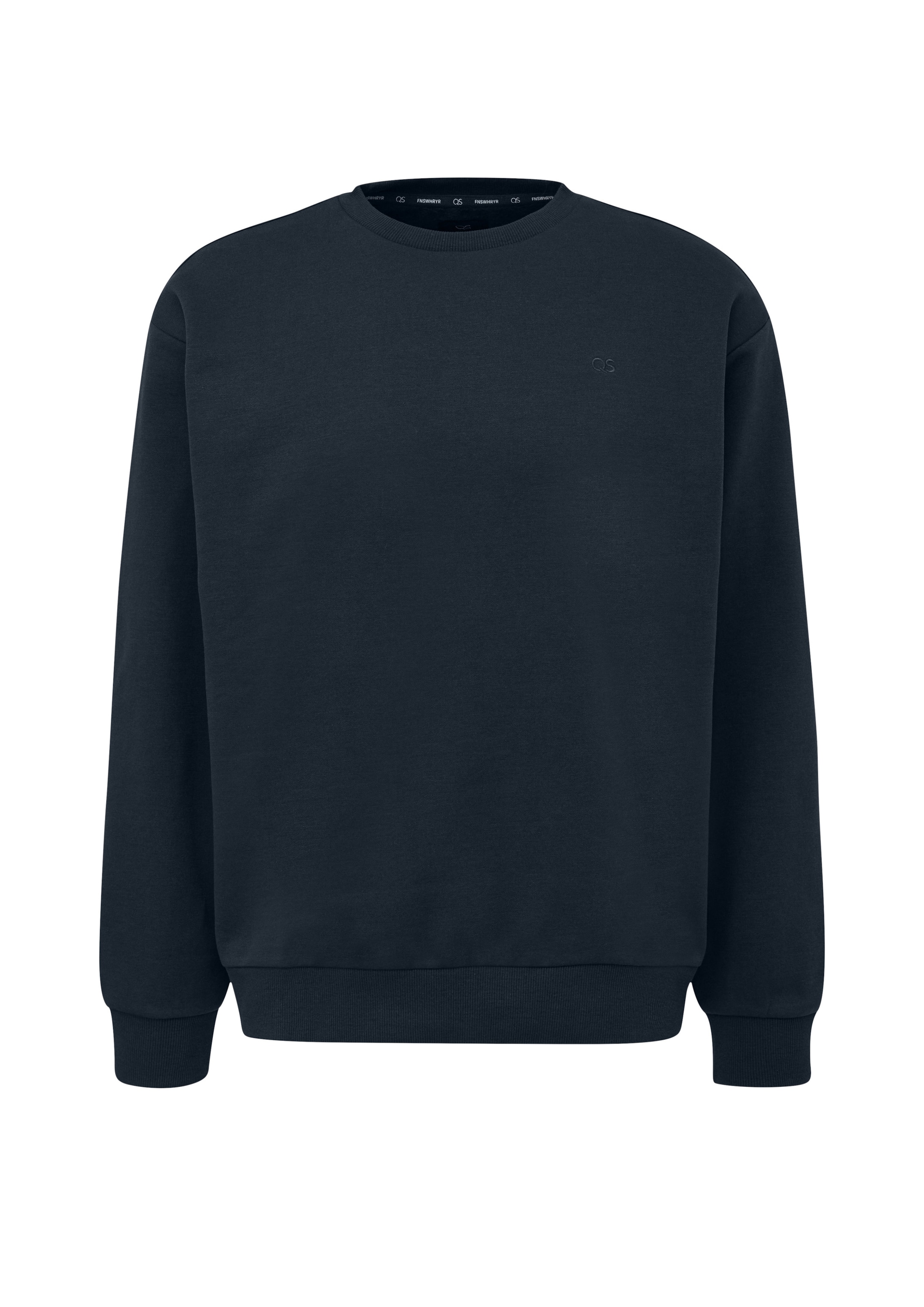 QS Sweatshirt i blå: framsida