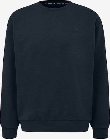 QS Sweatshirt i blå: framsida