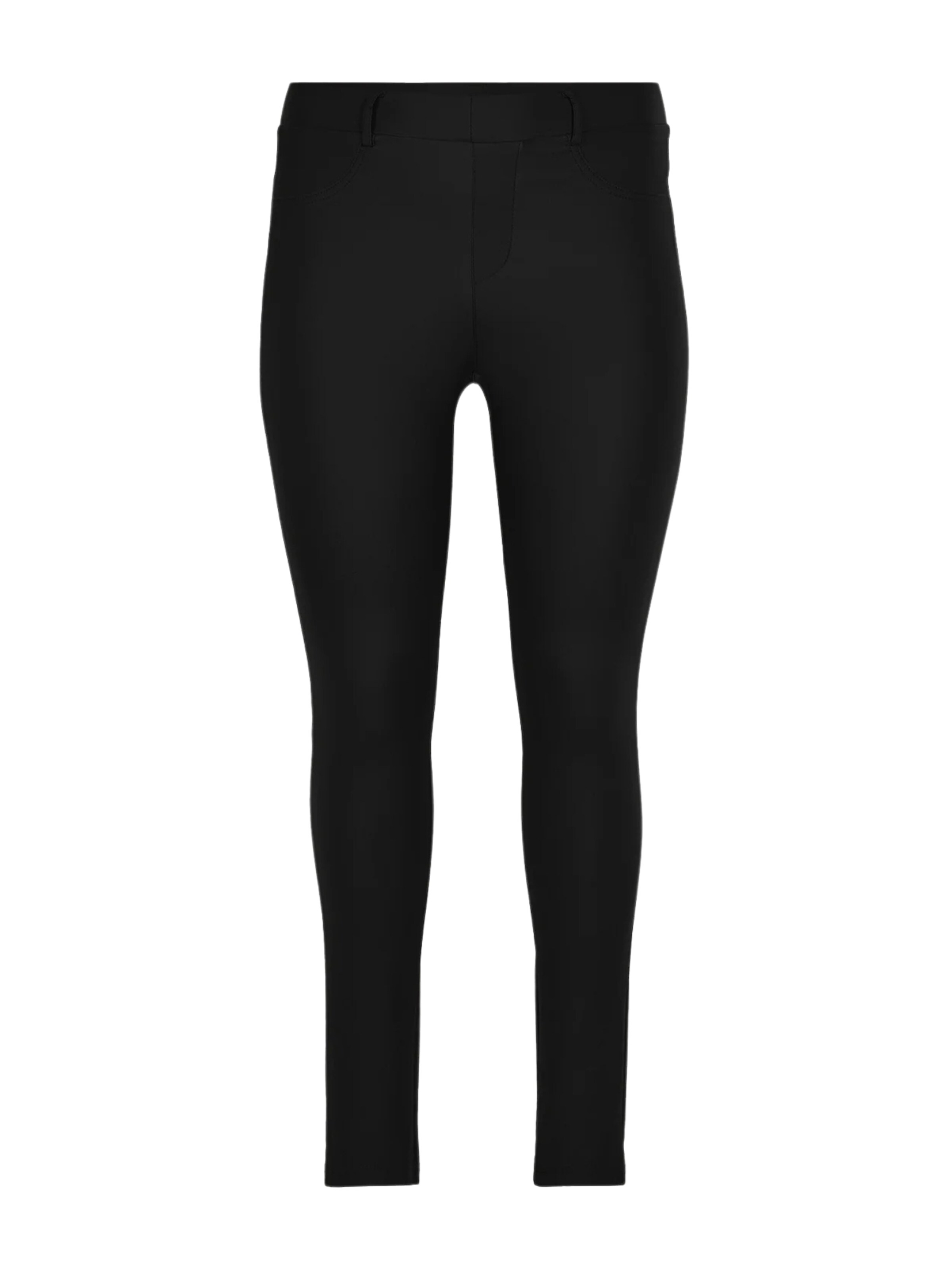 SANDGAARD Skinny Pants 'Dublin' in Black: front