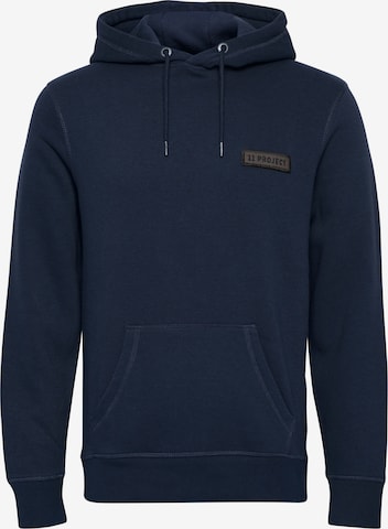 11 Project Sweatshirt in Blauw: voorkant