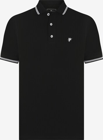 DENIM CULTURE Poloshirt 'Christiano' in Schwarz: predná strana