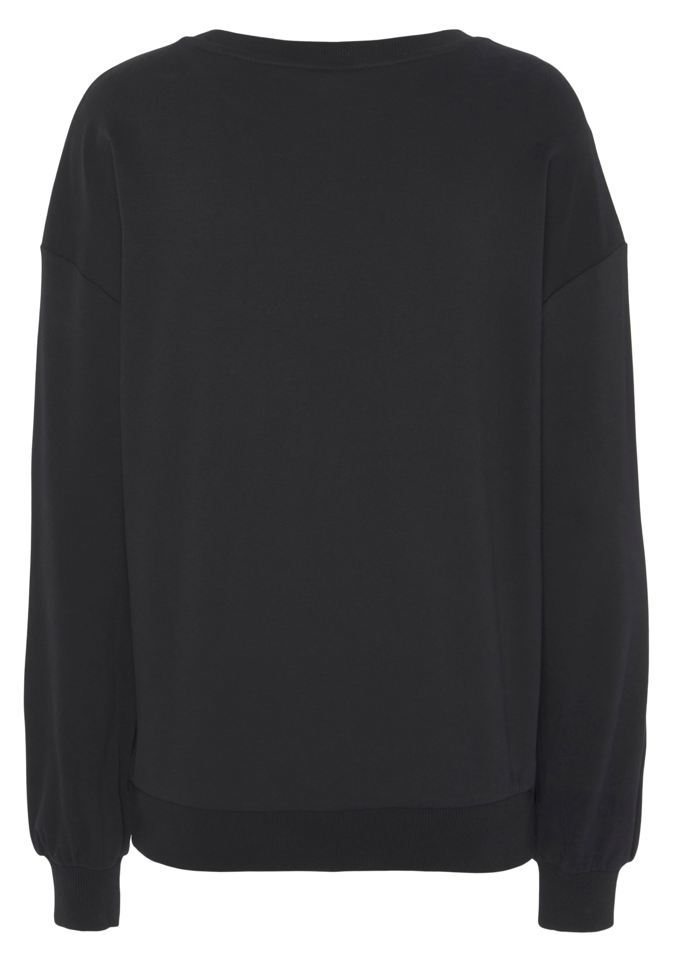 LASCANA Sweatshirt in Black