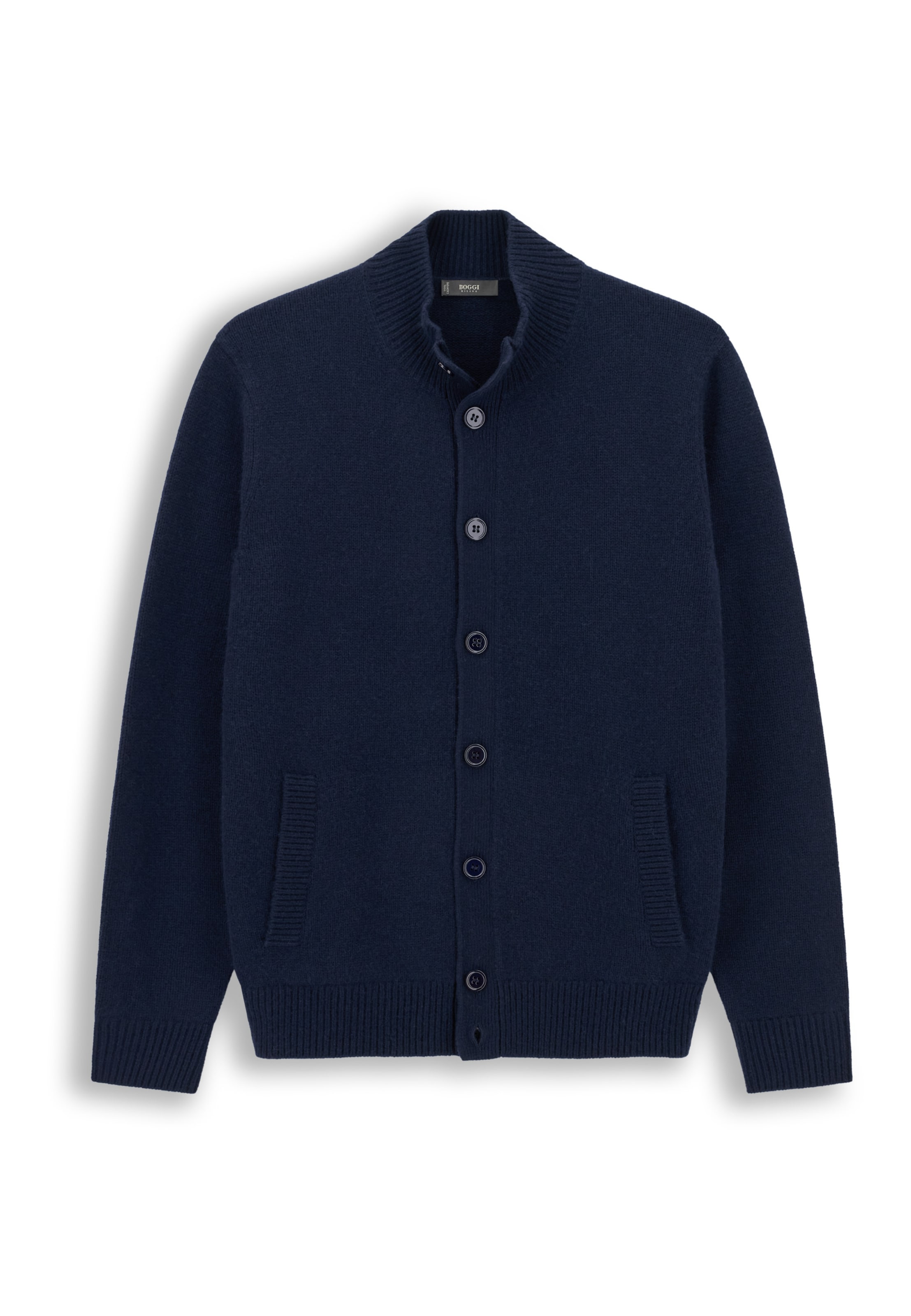 Boggi Milano Strickjacke in Blau: Vorderseite