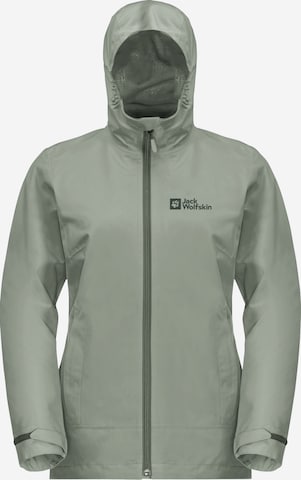 JACK WOLFSKIN Outdoorjacke 'Moonrise' in Grün: Vorderseite