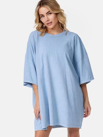 Worldclassca Oversized Shirt in Blue: front