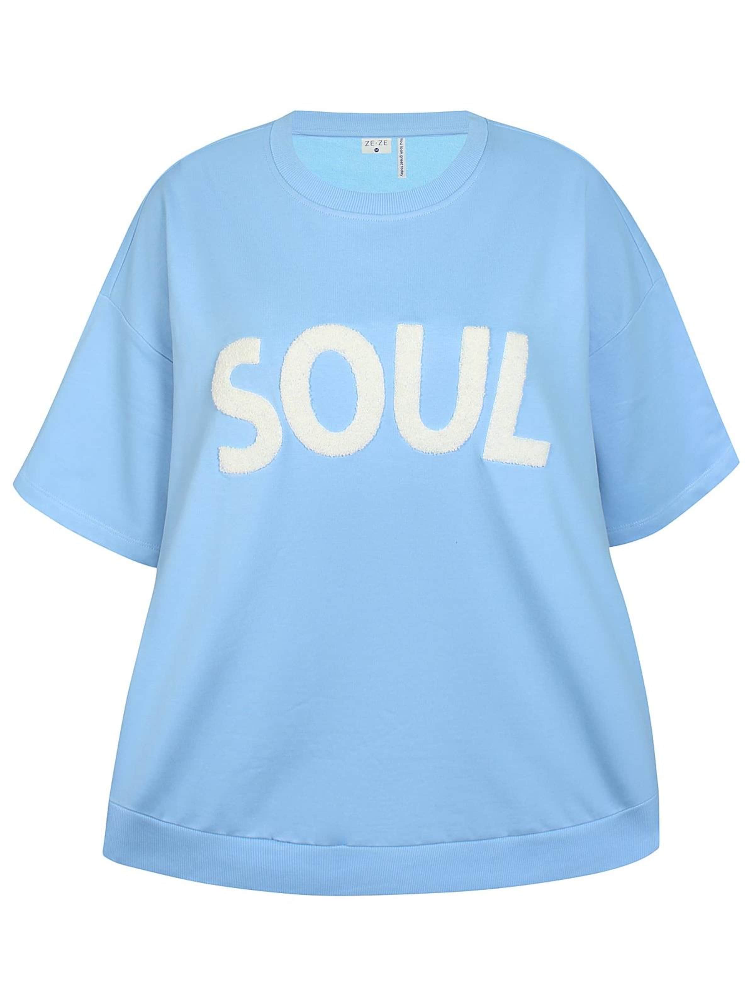 ze-ze Shirt 'Esme 027'‌‌‌‌‌‌‌‌ in Blau: Vorderseite