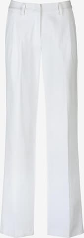 St. Emile Wide leg Pants in White: front