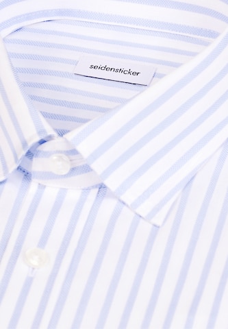SEIDENSTICKER Slim fit Zakelijk overhemd in Blauw