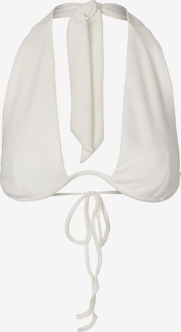 OW Collection Triangle Bra in White: front