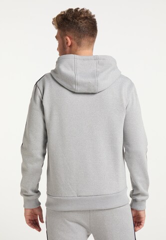 Mo SPORTS Sweatjacke in Grau