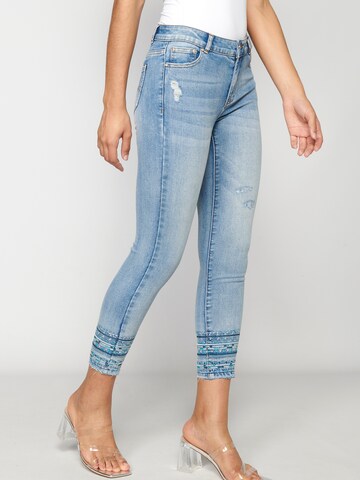 Skinny Jean KOROSHI en bleu