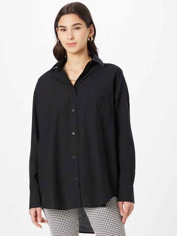 WEEKDAY Blouse in Zwart: voorkant