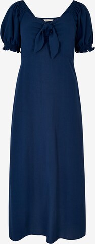 Apricot Kleid in Blau: predná strana