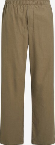 Pantalon de pyjama Calvin Klein Underwear en beige : devant