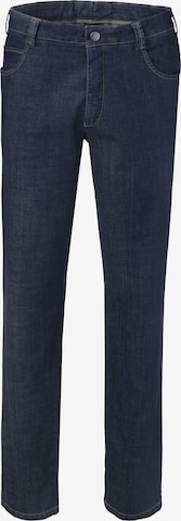 MEYER Regular Chino Pants in Blue: front