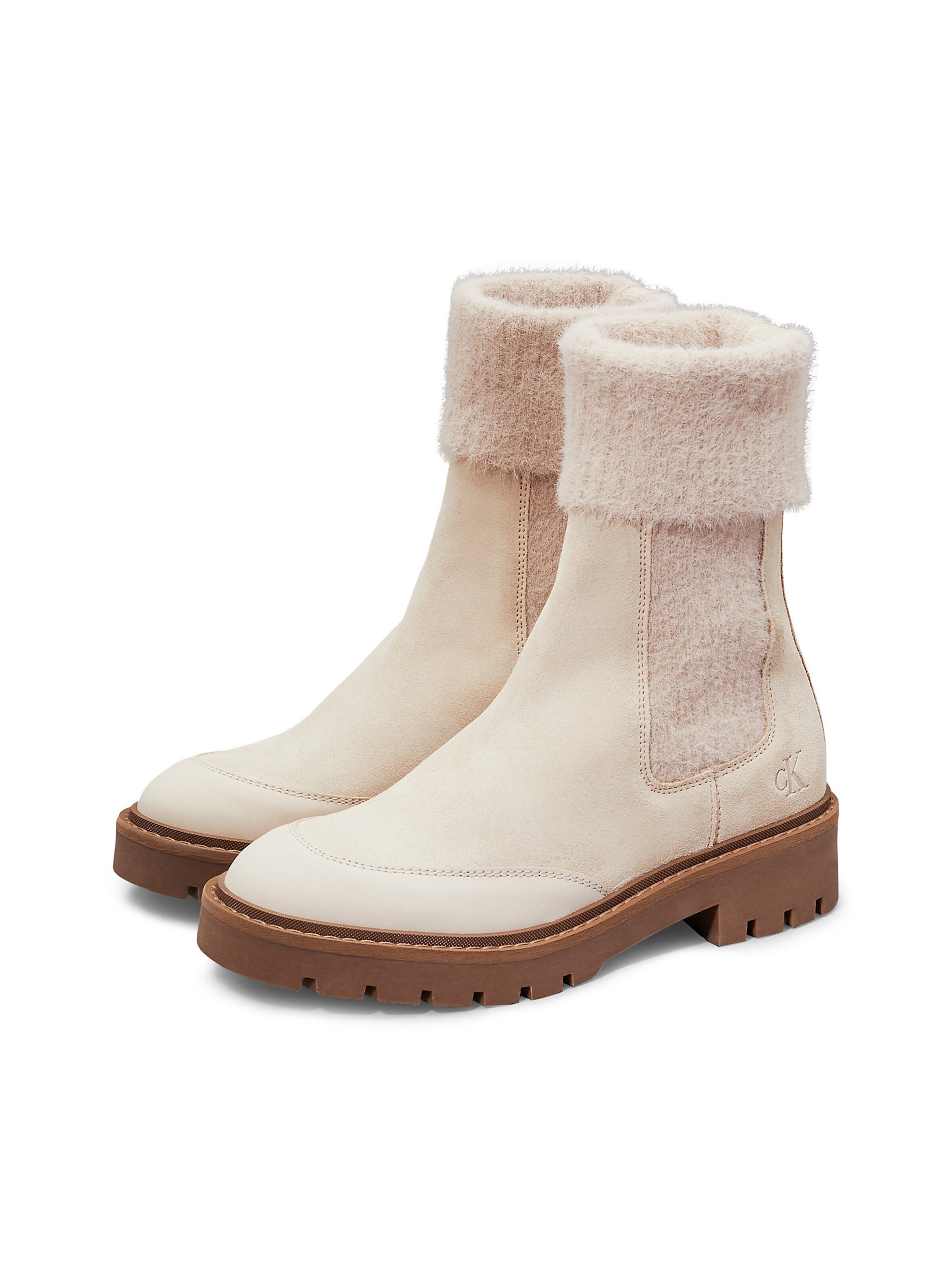 Calvin Klein Chelsea boots in Wit