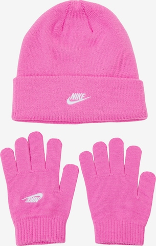 Nike Sportswear Set in Pink: front