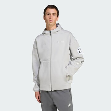 ADIDAS PERFORMANCE Sportsweatvest 'Mercedes-AMG Petronas Formula One Team' in Grijs: voorkant
