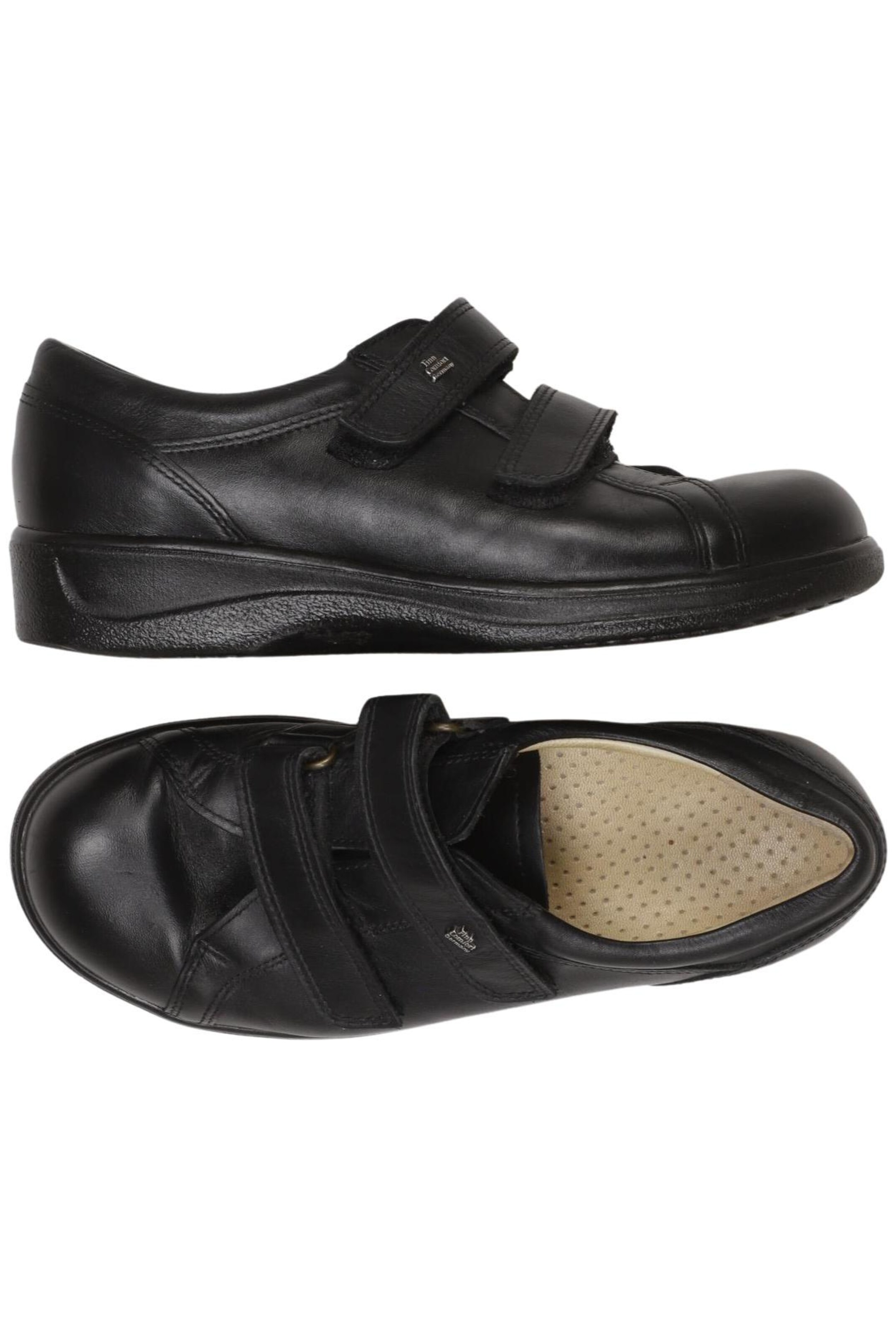 Finn Comfort Flats & Loafers in 37 in Black: front
