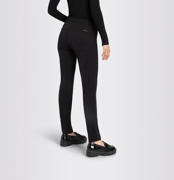 MAC Slimfit Broek 'Anna' in Zwart