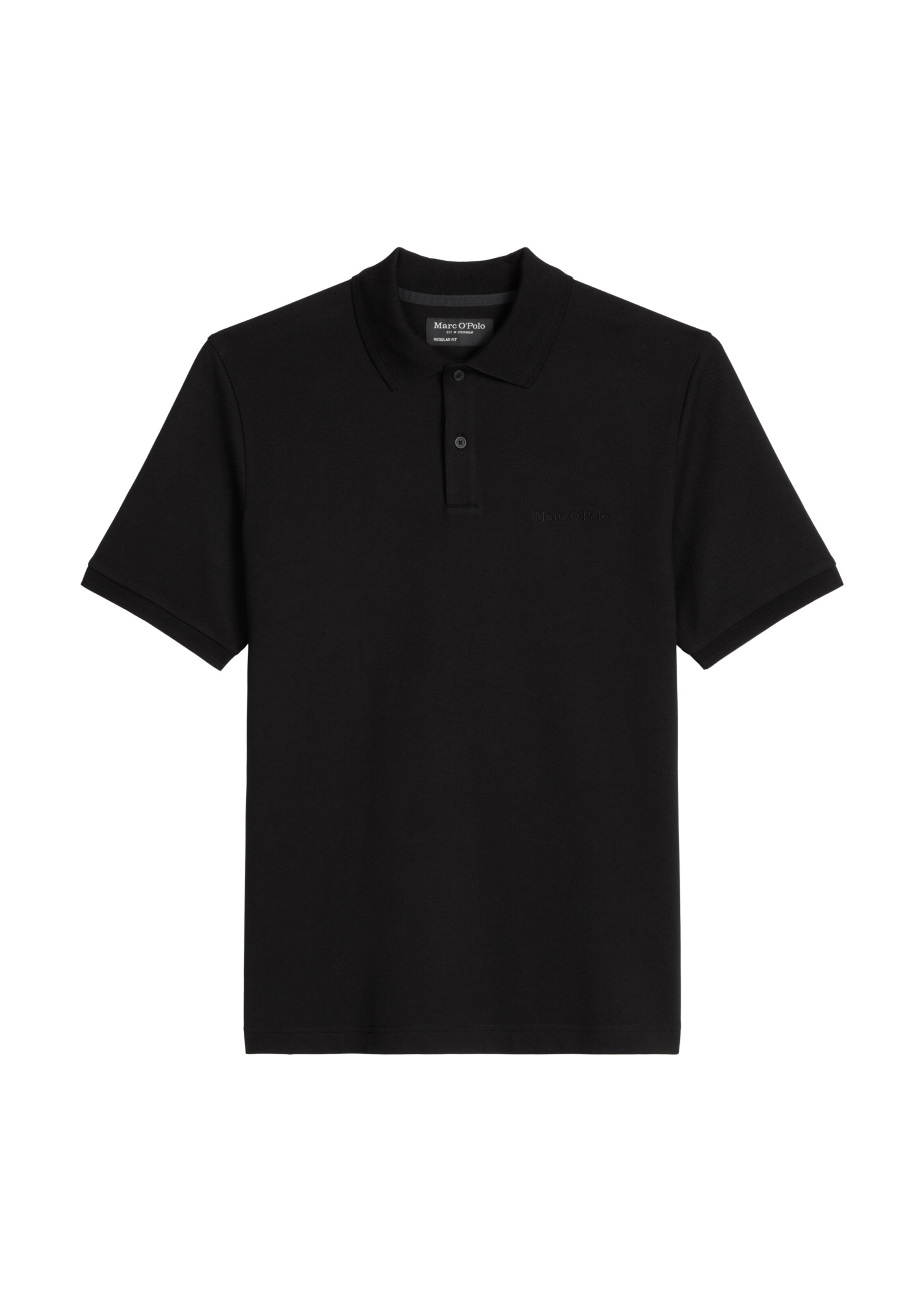 Marc O'Polo Poloshirt in Schwarz: Vorderseite