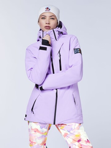 CHIEMSEE Athletic Jacket in Purple